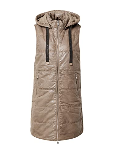 Gipsy Damska kurtka skórzana Gwveo W22 Lacev W, kolor szary, rozmiar M, gris, M