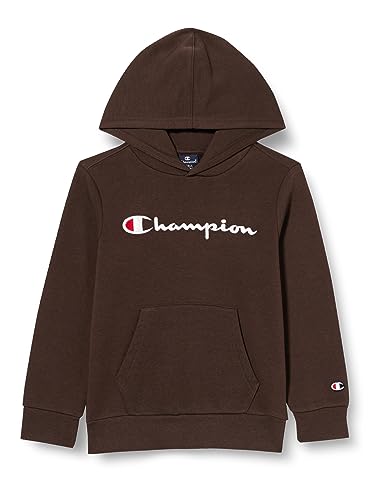 Champion Legacy American Classics B - Ultralight Powerblend Fleece Bluza z Kapturem, Brązowy, 13-14 Lat Dziecko FW23, Marrone