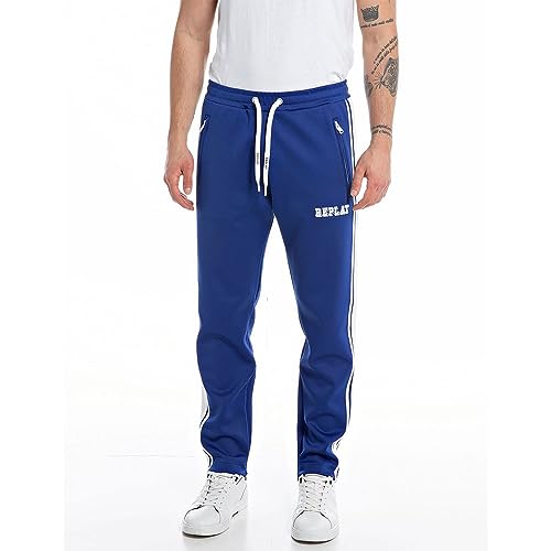 Replay spodnie męskie do biegania, 790 Royal Blue, XS