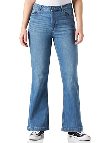 Jacqueline de Yong NOS Jeansy damskie JDYELIA Flared RW DNM NOOS jeans, Medium Blue Denim, 32