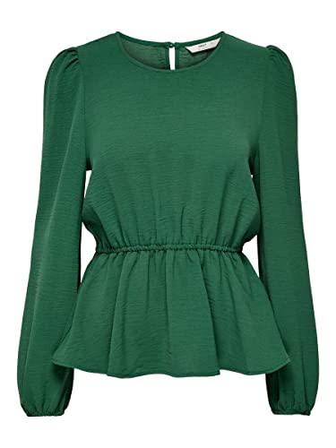 ONLY Female Top Peplum, zielony (hunter green), S