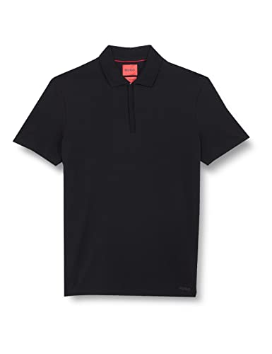 HUGO Męska koszulka polo, czarny (Black1), S