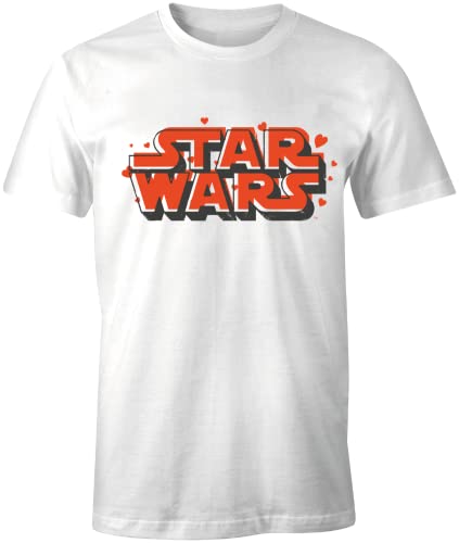 Star Wars Męski T-shirt Uxswmants001, biały, XL