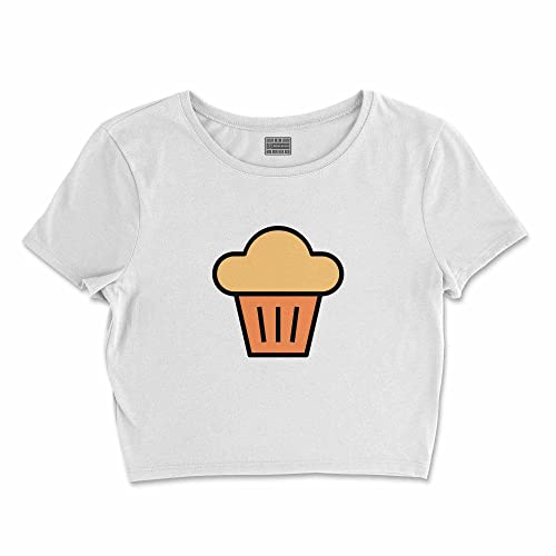 Bona Basics, Damski T-shirt basic, z nadrukiem cyfrowym, 100 bawełny, biały, swobodny, damski top, rozmiar: S, biały, S