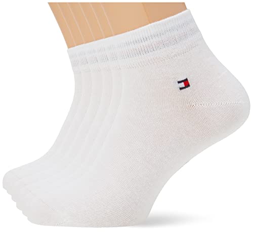 Tommy Hilfiger Męski Quarter 6-pak Ecom, biały, 40-42 EU