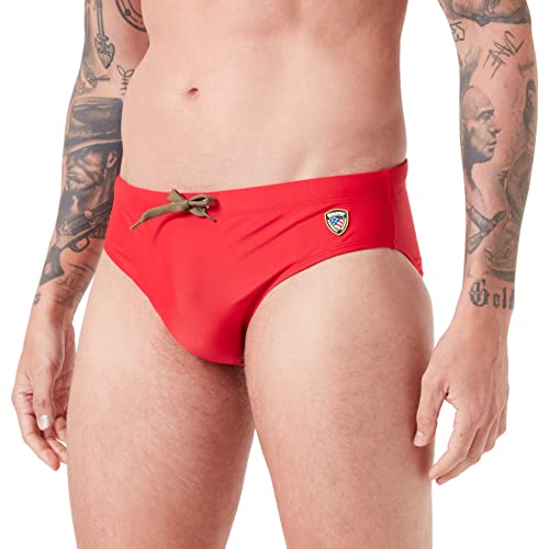 Blauer Beachwear męskie slipy, 567, czerwone, 567 czerwona wstążka, 567 czerwona taśma