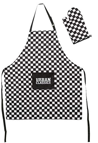 Urban Classics Barbecue Zestaw Foulard, Wielobarwny (Czarny/Biały 00826), Rozmiar Unisex-Dorosły, Wielobarwny (czarny/biały 00826), Taglia unica