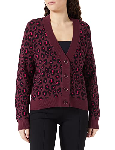 GERRY WEBER Edition Damska kurtka 730315-44713 z dzianiny, czerwona/pomarańczowa/fioletowa/różowa, 38