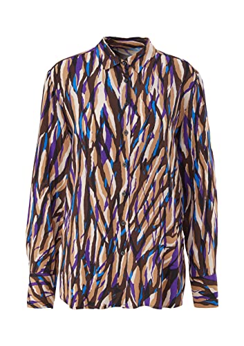 comma Damska bluzka z długim rękawem, wielokolorowa, 36