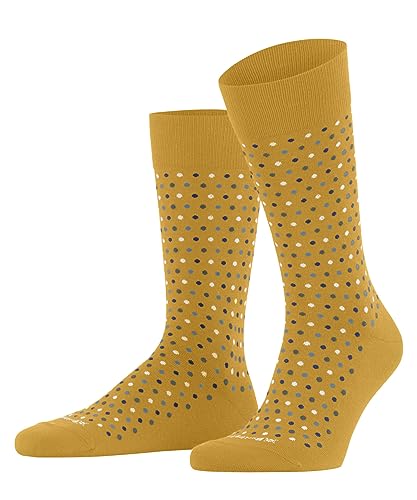 Burlington Mężczyźni Dot M SO Organiczna Bawełna z wzorem 1 Para, Żółty (Solar 1314), 40-46
