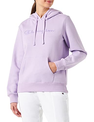 Champion Damska bluza z kapturem Legacy American Classics Powerblend z polaru logo, lawenda, L