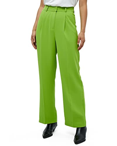 Minus Damskie spodnie Velia, limonkowa zieleń, 16, Zieleń limonkowa, 42