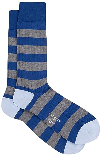Hackett London Skarpety męskie do rugby, Niebieski (królewski niebieski), Large