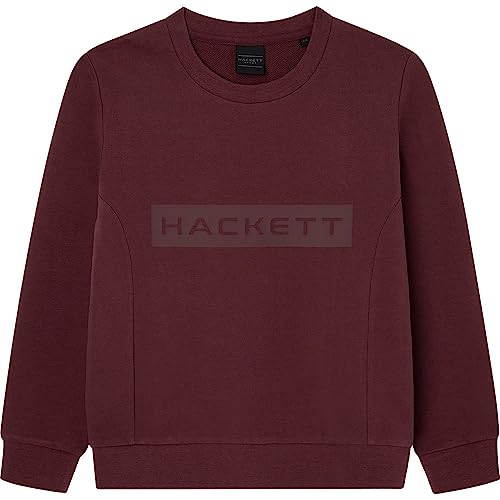 Hackett London Chłopięca bluza Essential Sp Crew, Czerwony (kasztanowy), 24 miesi?cy
