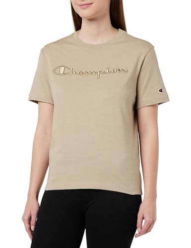 Champion T-Shirt Damski, Brązowy piasek, XL
