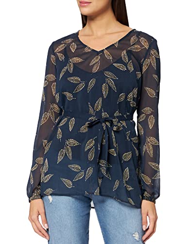 Noppies Bluzka damska Blouse Ls AOP Jay, Insignia Blue - P616, 40