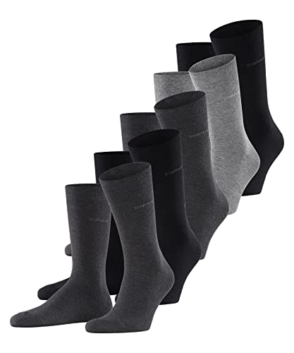 ESPRIT Mężczyźni Skarpety Solid-Mix 5-Pack M SO Bawełna jednokolorowe 5 Pak, Wielokolorowy (Sortiment 0030), 40-46