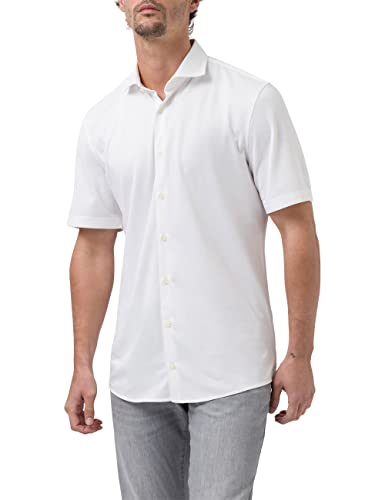 Pierre Cardin Męska koszula Hugues, Brilliant White, S, brylantowy biały, S