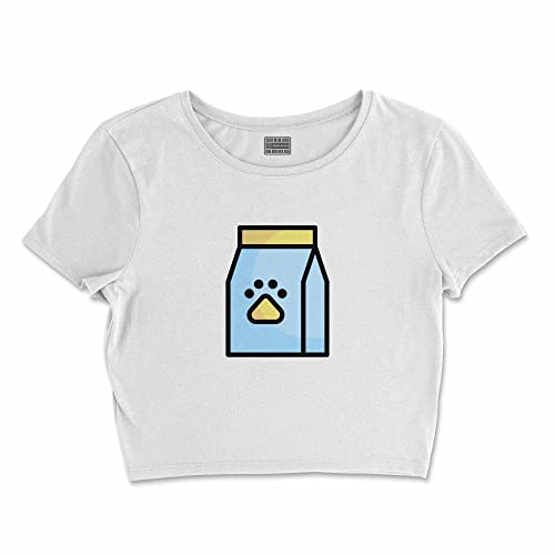 Bona Basics, Damski T-shirt basic, z nadrukiem cyfrowym, 100 bawełny, biały, swobodny, damski top, rozmiar: S, biały, S
