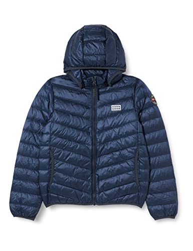 Lego Wear Chłopięca kurtka puchowa, wiatroszczelna, odpinany kaptur, kurtka polarowa, 590, 104