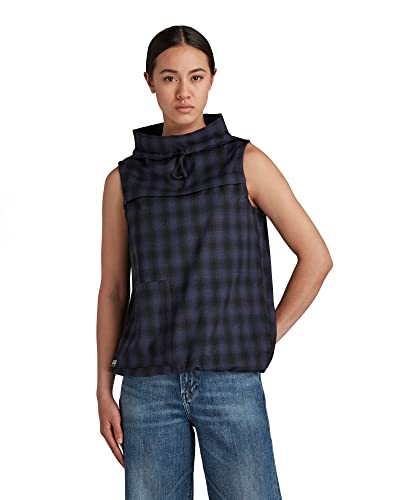 G-STAR RAW Mock Shell Slim Top Damski, Wiele kolorów (Ciepły Sartho Small Shadow Check C905-c752), M
