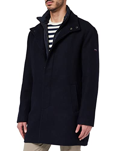 Armor Lux Męski płaszcz Manteau, Głęboki morski, XL