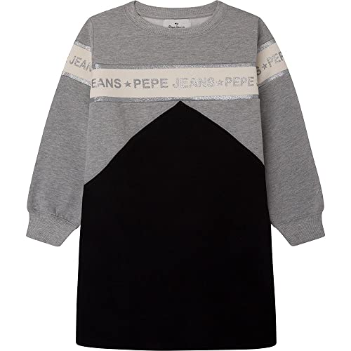 Pepe Jeans Ewa,Sukienka Dziewczyny i dziewczęta, Czarny(czarny), 10 lat