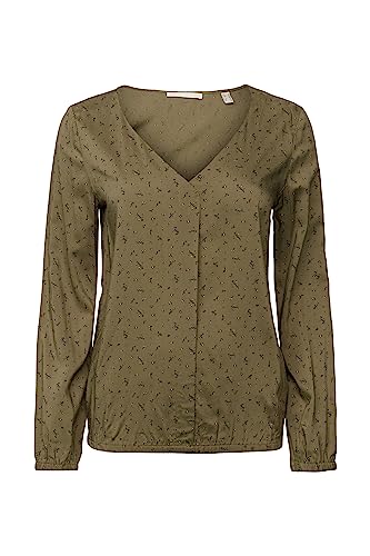 edc by ESPRIT Damska bluzka 992CC1F309, 353/khaki zielony 4, M