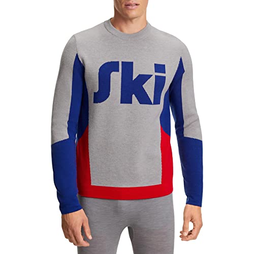 FALKE Sweter męski, szary-wrzos, S