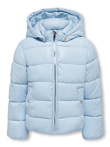 ONLY Girl kurtka pikowana, jednokolorowa, Clear Sky, 146 cm