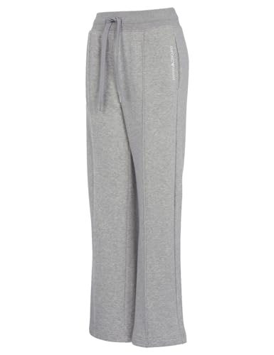 Emporio Armani Damskie spodnie dresowe o luźnym kroju, jasnoszary melanżowy, XL