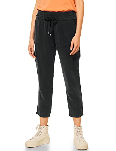 Street One Damskie spodnie do biegania, A375455, czarne, W40/L28