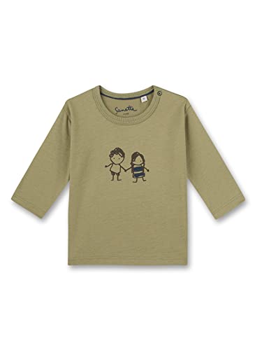 Sanetta 10926 chłopiec Koszula dla chłopców, zielony (Mineral Green), 86