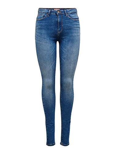 ONLY OnlPaola dżinsy damskie skinny fit z wysokim stanem, niebieski (Medium Blue Denim), (XS) W / 34L