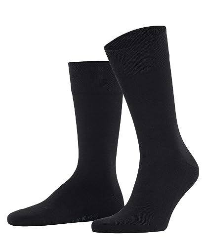 FALKE Mężczyźni Skarpety Sensitive New York M SO Lyocell bezuciskowe 1 Para, Niebieski (Dark Navy 6375), 39-42
