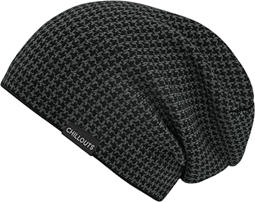 CHILLOUTS Czapka Adam, Dark Grey/Black, jeden rozmiar