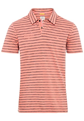 camel active Koszulka męska 409965/1P57, kolor czerwony (Coral Red), M, Coral Red, M