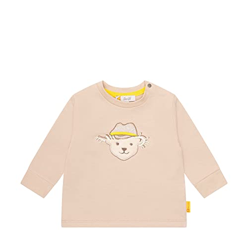 Steiff Chłopięca bluza z kapturem z pluszową głową bez ściskania, Doeskin, 80