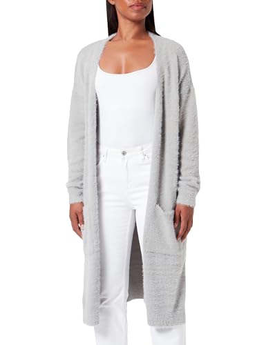 CARNEA Damski kardigan z dzianiny 10424752-CA04, szary, XL/XXL, szary, XL-XXL