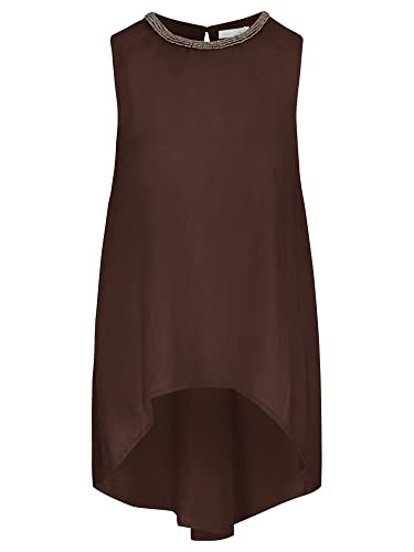 Mint & Mia Damski top z dzianiny, Kakao, 38