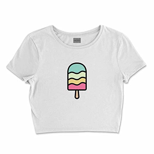 Bona Basics, Koszulka damska z nadrukiem cyfrowym,%100 bawełna, biała, casualowa, topy damskie, rozmiar: S, biały, S Krótki