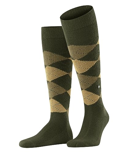 Burlington Mężczyźni Preston M KH Ciepły I Miękki długie z wzorem 1 Para, Zielony (Water 7659), 40-46