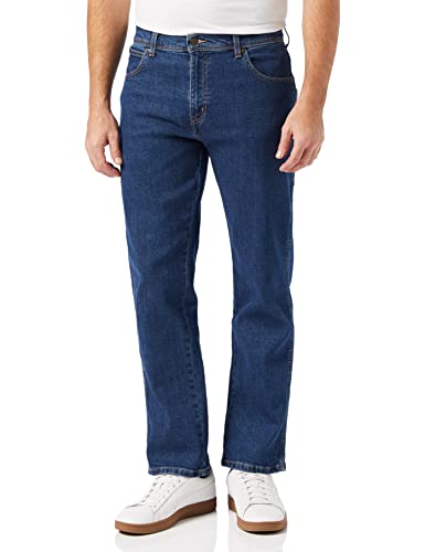 Wrangler Regular Fit Camel Spodnie męskie, Niebieski (Darkstone 2), 44W / 32L
