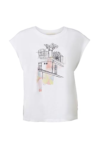 ESPRIT T-shirt damski, 100 / biały, XXL