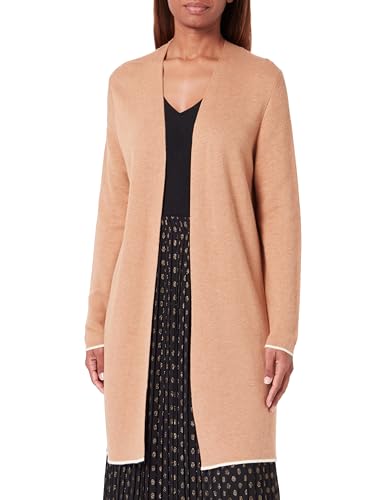 s.Oliver damski długi kardigan BROWN 44, brązowy, 44