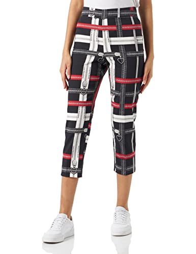 Love Moschino Capri Trousers Spodnie Damskie Casual, Czarny, 36