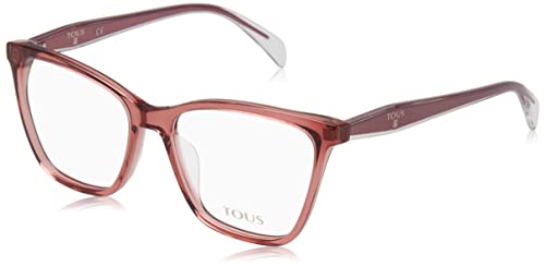 TOUS VTOB57 Okulary, Shiny TRANSP.Pink, 54 damskie, Shiny Transp.pink, 54