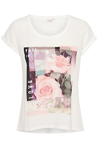 Koszulka damska Cream Crbree, Śnieg Biały Różowy, XS