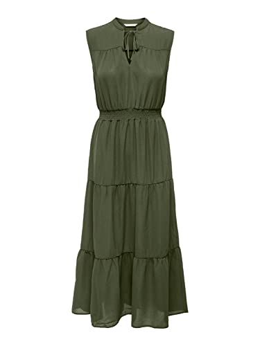 ONLY Damska Onlnova Life S/L OLI Long Dress SOL. Sukienka PTM, Kalamata, S, Kalamata, S