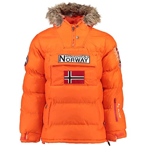Geographical Norway Boker Kurtki chłopięce, Naranja, 10 lat